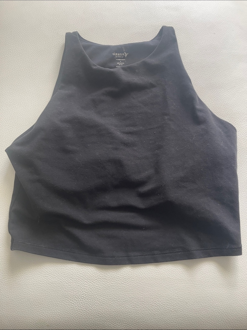 Old Navy Black High-Neck Cropped Tank Top - Women's